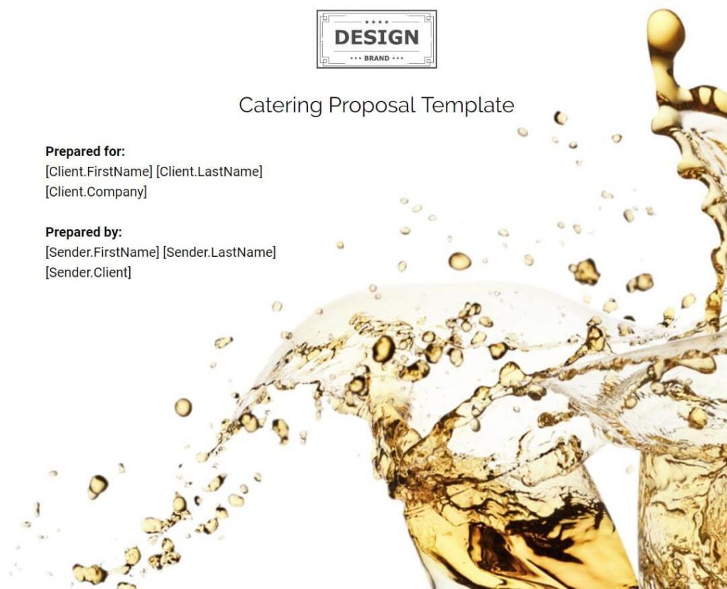 Catering Proposal Template