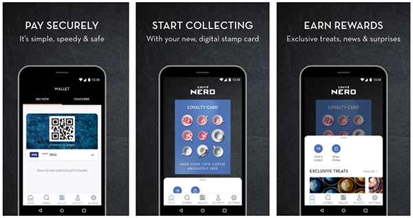 caffe nero digital loyalty card app