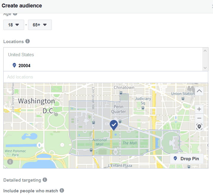 location targeting facebook ads for restaurants 