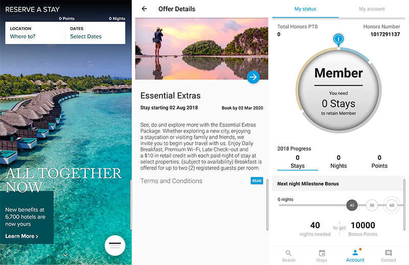 Hilton Hotel Booking App