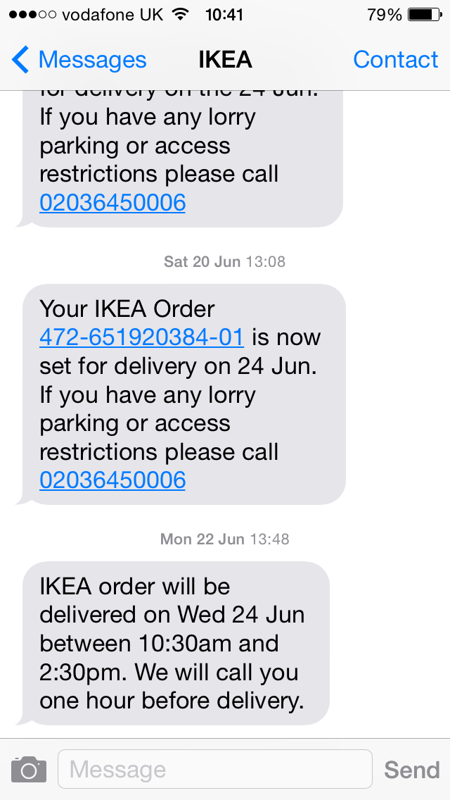 IKEA Sms Marketing