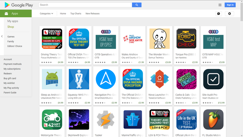 Google Play Store Displaying All the Paid Apps