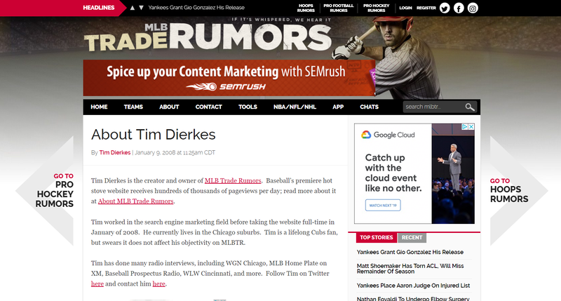 Tim Dierkes' Website