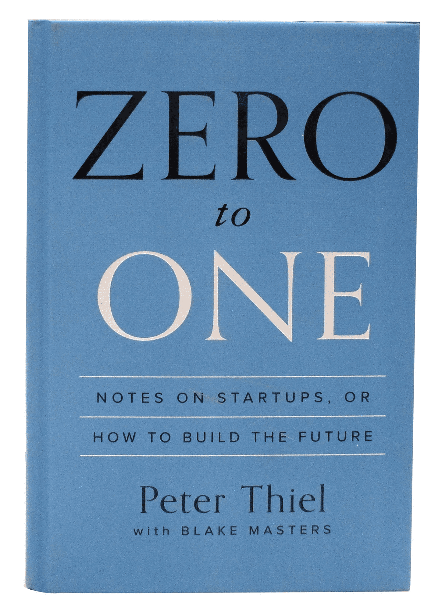 Zero to One by Peter Thiel Book Cover