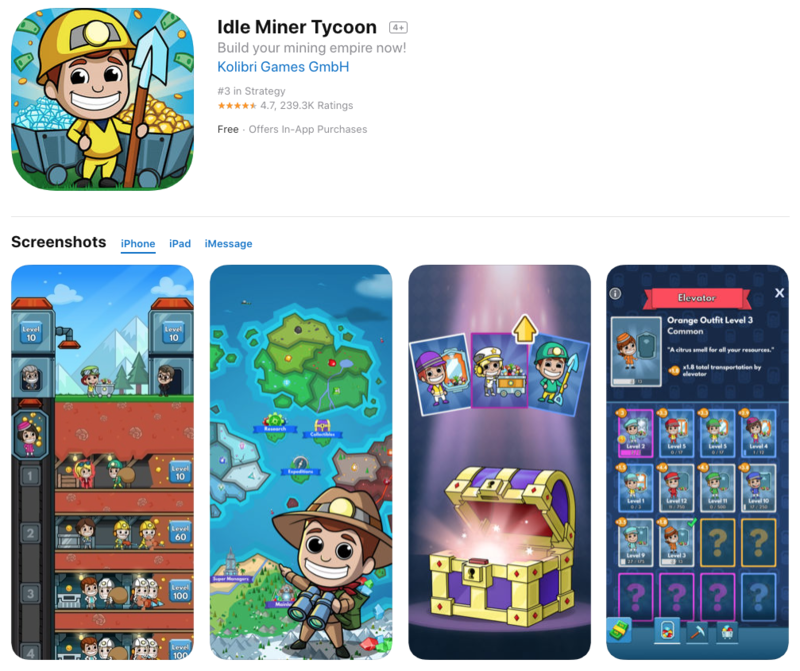 Miner Tycoon App Store Optimization