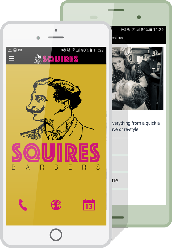 Barber Apps Mockup