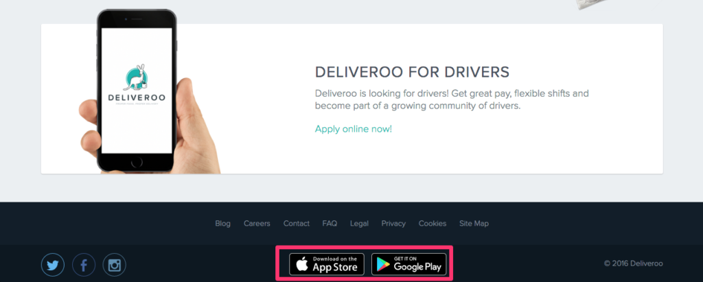 Deliveroo App Promotion